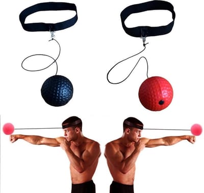 Jumada's Boxing reflex ball | boksbal | 1 stuk | zwart | Supersnelle boks training | je wordt per training sneller