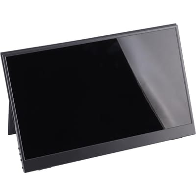 Moniteur portable 15,6 pouces IPS 1080P avec haut-parleur intégré 100-240 V Moniteur d'affichage léger 15,6 pouces pour US Plug