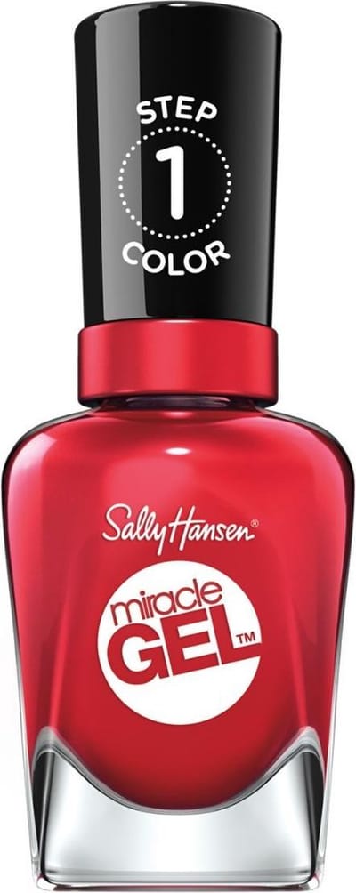 Sally Hansen Miracle Gel Nagellak - 444 Off with her Red!