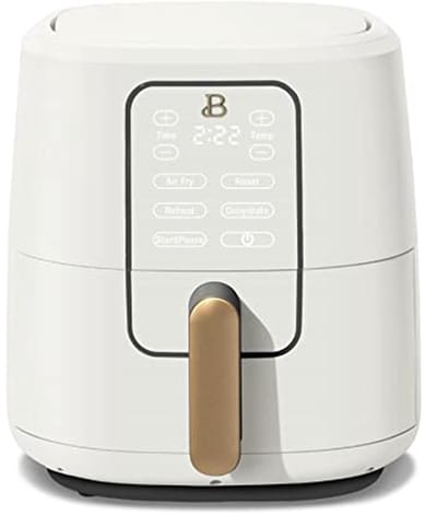 Touchscreen Airfryer met witte glazuur – Snel en effectief koken