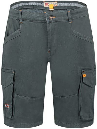 Geographical Norway Bermuda Met Stretch Patrimoine Dark Grey - L