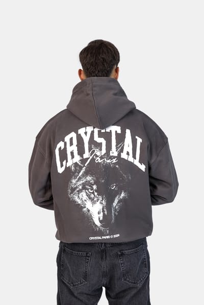 Crystal Paris Oversized hoodie Nightwolf