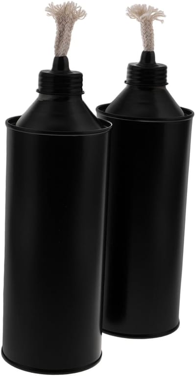 Dailygoods- Navulcontainers set van 2 - Bamboe/ijzer - Hervulbare