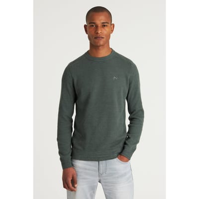 CHASIN’ Basal Mixed Pullover Balsam Green Größe: S | Pullover Outlet | Herren | Grün