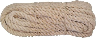 Natuurlijk Jute Touw 10 mm dik 20 meter gedraaid gevlochten koord