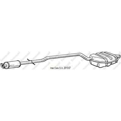 Geluiddemper achter BOSAL 290-159
