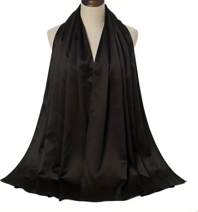Bovista Hoofddoek - Hijab - Dames - Abaya - Sjaal - Islamitische Kleding - Moslim Kleding - Alhamdulillah - Zwart