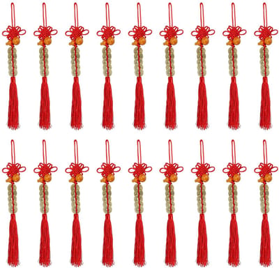 Dailygoods- Geluksmunten 18 Stuks - Chinese Knoop/Feng Shui Munten - I-Ching Geluksmunt - Keizer Geld - Robuust Messing - Decoratie voor Nieuwjaar