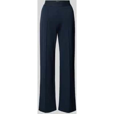 Broek van viscosemix met wijde pijpen