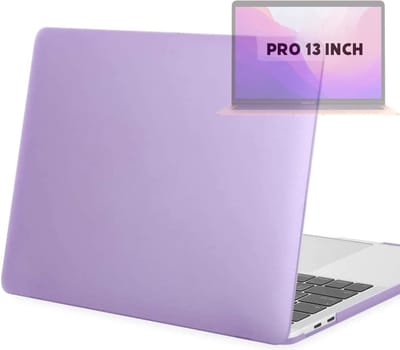 Laptopcover - Geschikt voor MacBook Air 13,3 inch - Case - Cover Hardcase - A1932/A2179/A2337 M1 (2018-2020) - Paars