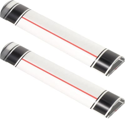 Vergrootglas Liniaal Set - Leesvergroter Hulpmiddel - Slechtzienden Lezen - Met Schuifmarker - 16 cm Lengte - Transparant