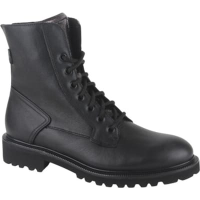 Durea 9769 E - VeterlaarzenHoge sneakersDames sneakersDames veterschoenenHalf-hoge schoenen - Kleur: Zwart - Maat: 38.5