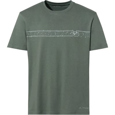 Vaude Bike Cyclist V T-shirt Met Korte Mouwen Groen M Man
