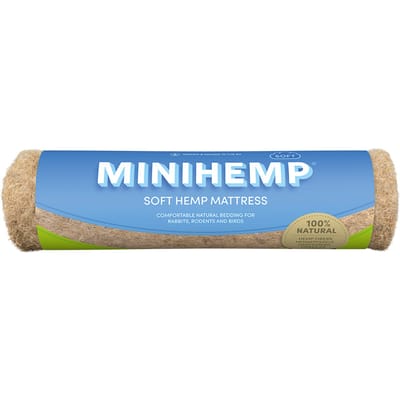 2x MiniHemp Soft hennep matras 2-pack à 40x 100cm klein dier