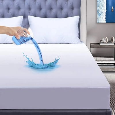 Zavelo Katoen Molton Waterdicht PU Hoeslaken - Lits-jumeaux (200x220 cm) - 100% Katoen - 30cm Hoekhoogte - Wasbaar tot 95 graden - Rondom Elastisch
