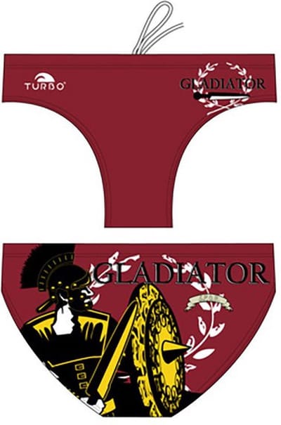 Turbo Gladiator Zwemslip Rood L Man