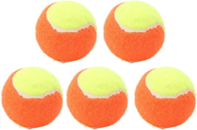 Elastische Tennisballen - Speelballen Bal - Training en Plezier - Niet-giftig Rubber - 6 cm 5 Stuks - Oranje