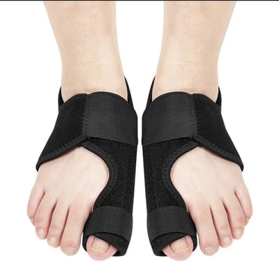 1 Paar Teencorrector - NACHTSPALK - Bunion Grote Teen Spalk - Verstelbaar & Universeel - Teenspreider - LOUZIR