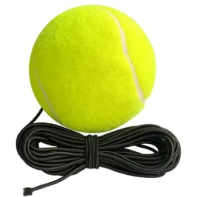 Base d'entraînement de tennis simple avec base d'entraînement de tennis à cordes, base de rebond avec équipement d'entraînement de tennis à corde