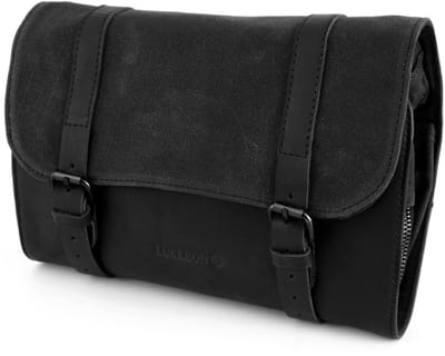 Zwarte Grover Waxed Canvas Roltoilettas