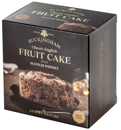 Buckingham Classic English Fruit Cake With Scotch Whisky Luxury Edition