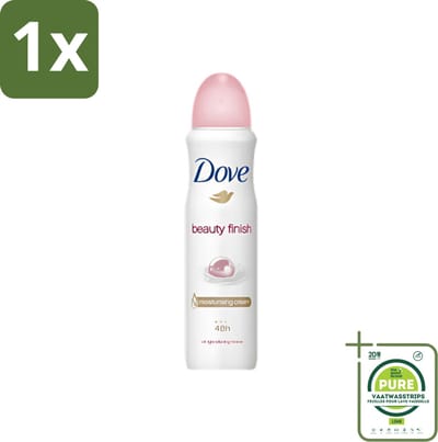 1 x Dove - Deodorant - Spray Beauty Finish - Soepel en verzorgend - 250 ml - Dove Beauty Finish - Anti-transpirant - Deodorant Spray - Beauty Mineralen - Huid Verzorging