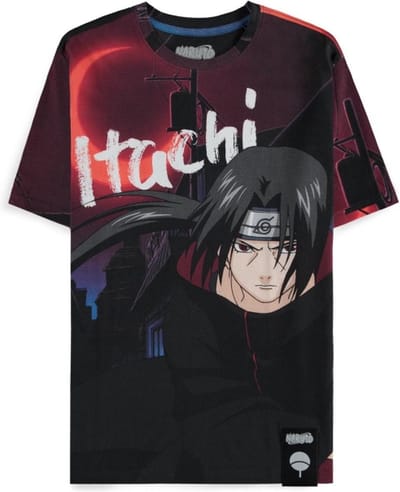 Naruto - Itachi And Sasuke Digital AOP Heren T-shirt - S - Multicolours