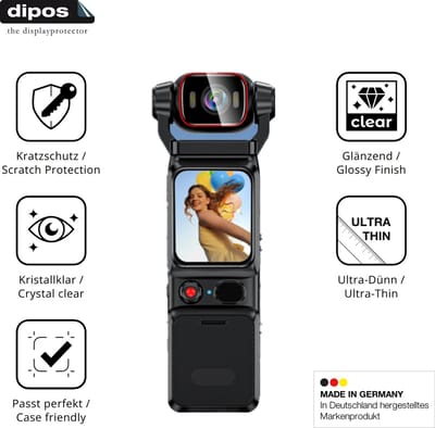 dipos – 4x Beschermfolie geschikt voor YCCNIU YC18 | Krasbestendige & heldere Screenprotector Ultra-Thin