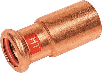 Bonfix Pressfitting roodkoper SOLAR Rechte verloopkoppeling - 28 x 22 - insteek x press - (m-profiel)