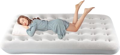 Opblaasbaar Bed - Luchtmatras Kamperen - Buiten Slapen - Bewegingsisolatie - 191 x 137 cm - Veelkleurig