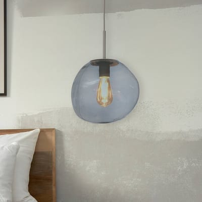 it's about RoMi Hanglamp Helsinki - Grijs - 26x26x37.5cm - Modern - Hanglampen Eetkamer, Slaapkamer, Woonkamer