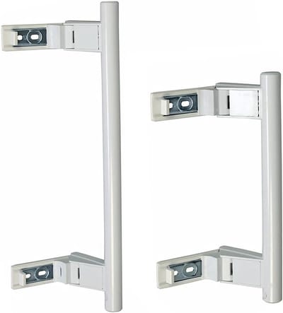 Koelkast handvat - Deurklink bar - Koelkast reparatie - Origineel onderdeel - 2 stuks - Wit
