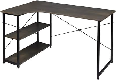 L-vormig Computertafel - Hoekbureau Werkstation voor Studie, PC, Laptop & Gaming - Ideaal voor Eetkamer of Werkruimte