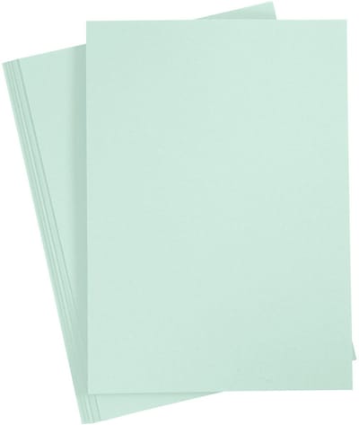 Creotime Karton 21 X 29,7 Cm 10 Stuks Pastel Groen