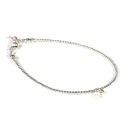 Heaven Eleven - dames - Enkelbandjes - zilver - 925 - mix - 1mm - 25cm