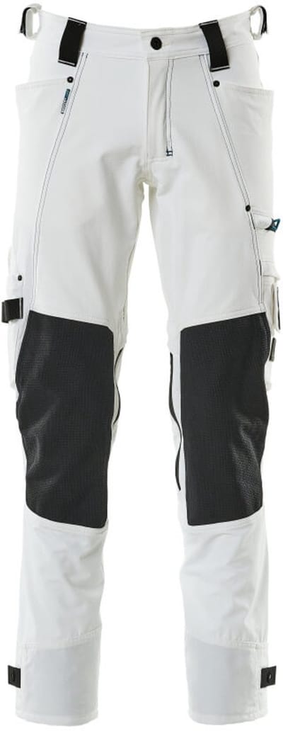 Mascot Advanced Broek met kniezakken 17079-311 - Wit - C46 - 76