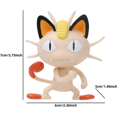 2-3 inch Pokemon PVC Actiefiguur Pikachu Charmander Eevee Figuren Poppen Model Anime Collectie Sier Speelgoed Kinder Verjaardagscadeau