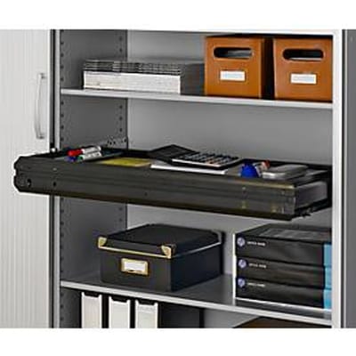 Schäfer Shop Genius Schuiflade TETRIS SOLID, voor kast B 1000 mm, zwart