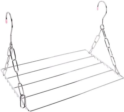 VT Goods - Droogrek - Inklapbare Sokkenhanger - Roestvrij Staal 40 cm