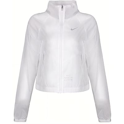Nike Sport Running Standkraag Jas Dames Jassen Wit 923441-100 L white