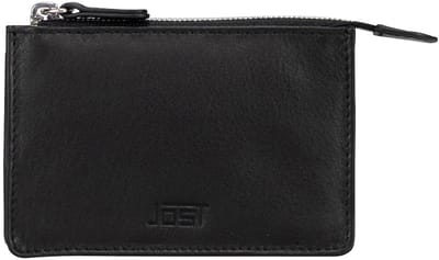 JOST Leren sleutelgeval kaarthouder Odense Card & Key Wallet Black zwart