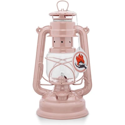 Feuerhand Baby Special 276 Stormlamp Roze – Klassieke Olielamp Voor Sfeervolle Buitenverlichting