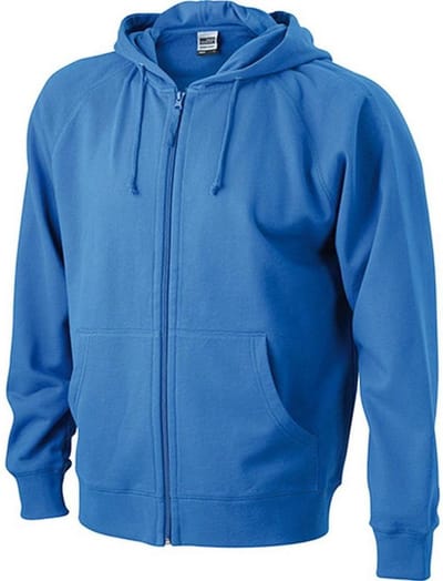 James and Nicholson Unisex Hooded Jacket (Koningsblauw)