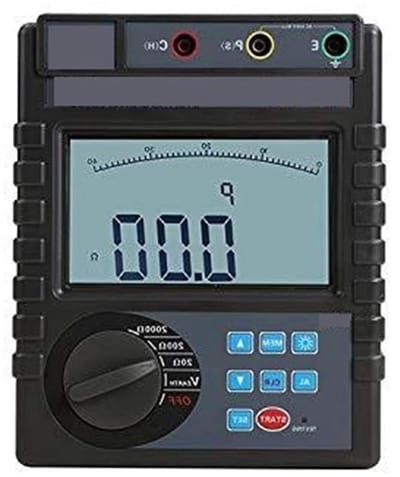 Isolatietester - Digitale meter - Elektrische metingen - Brede weerstandsmeting - 0-600V - Niet gespecificeerd