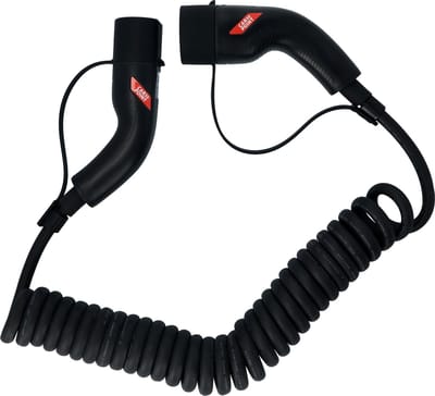 Carpoint Spiraal Laadkabel Elektrische Auto Type2>2 16A 1ph 6 m