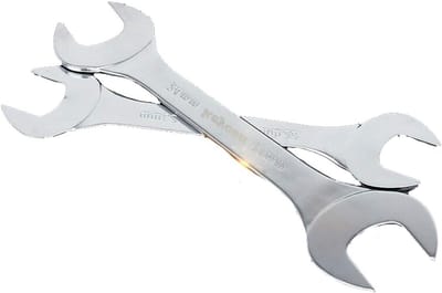 Ultra Dun Dubbele Steeksleutel 3 mm voor Reparaties in Smalle Ruimtes - Precisie Gereedschap voor Klussen en Onderhoud (24 x 27 mm)