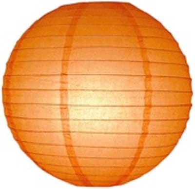 Brandvertragende lampion oranje 45 cm - brandwerend
