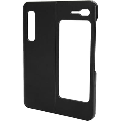 Mobiele Telefoonhoesjes Schokbestendige Telefoon Leer Cover Shell voor Samsung Galaxy Z Fold 1   W20Zwart zwart
