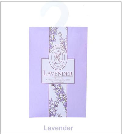 KELERINO. Geurzakje voor in de kledingkast Inclusief Kleding Hanger Haak - Lavendel