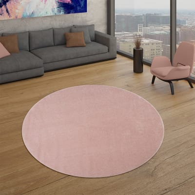 Woonkamertapijt Kurflor effen design modern en tijdloos